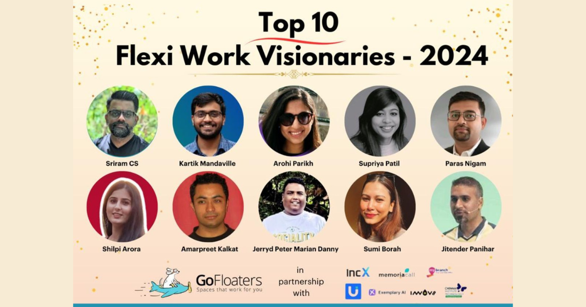 GoFloaters Announces Winners of the Flexi Work Visionaries Awards 2024